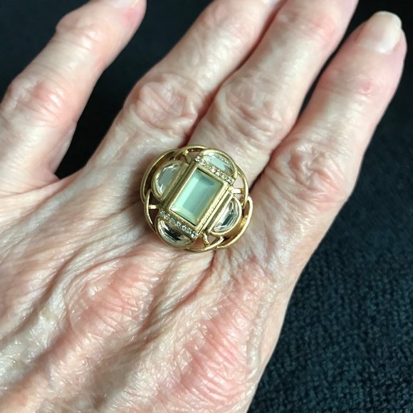 Lia Sophia "Compass" Necklace & Ring Set - Picture 4 of 9